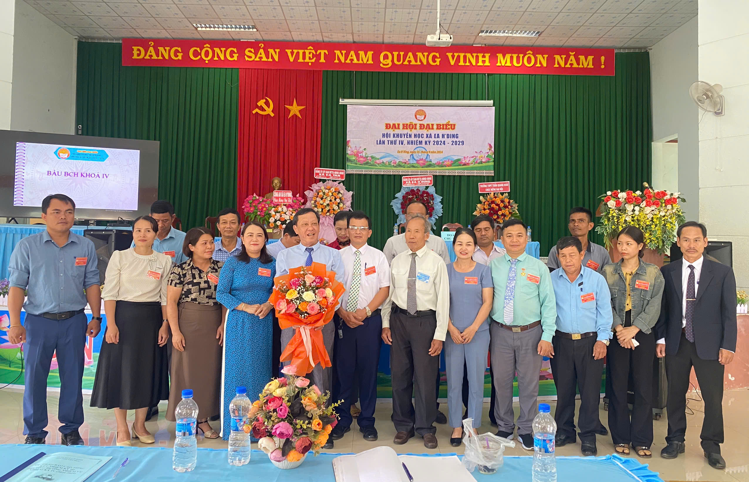 Đại hội Đại biểu Hội Khuyến học xã Ea H’đing  lần thứ IV, nhiệm kỳ 2024 – 2029 thành công tốt đẹp